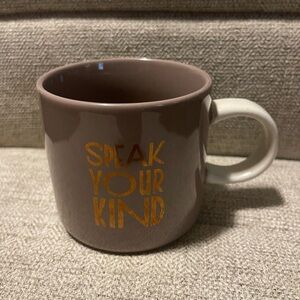 Starbucks “Speak Your Kind” Mug Nwt